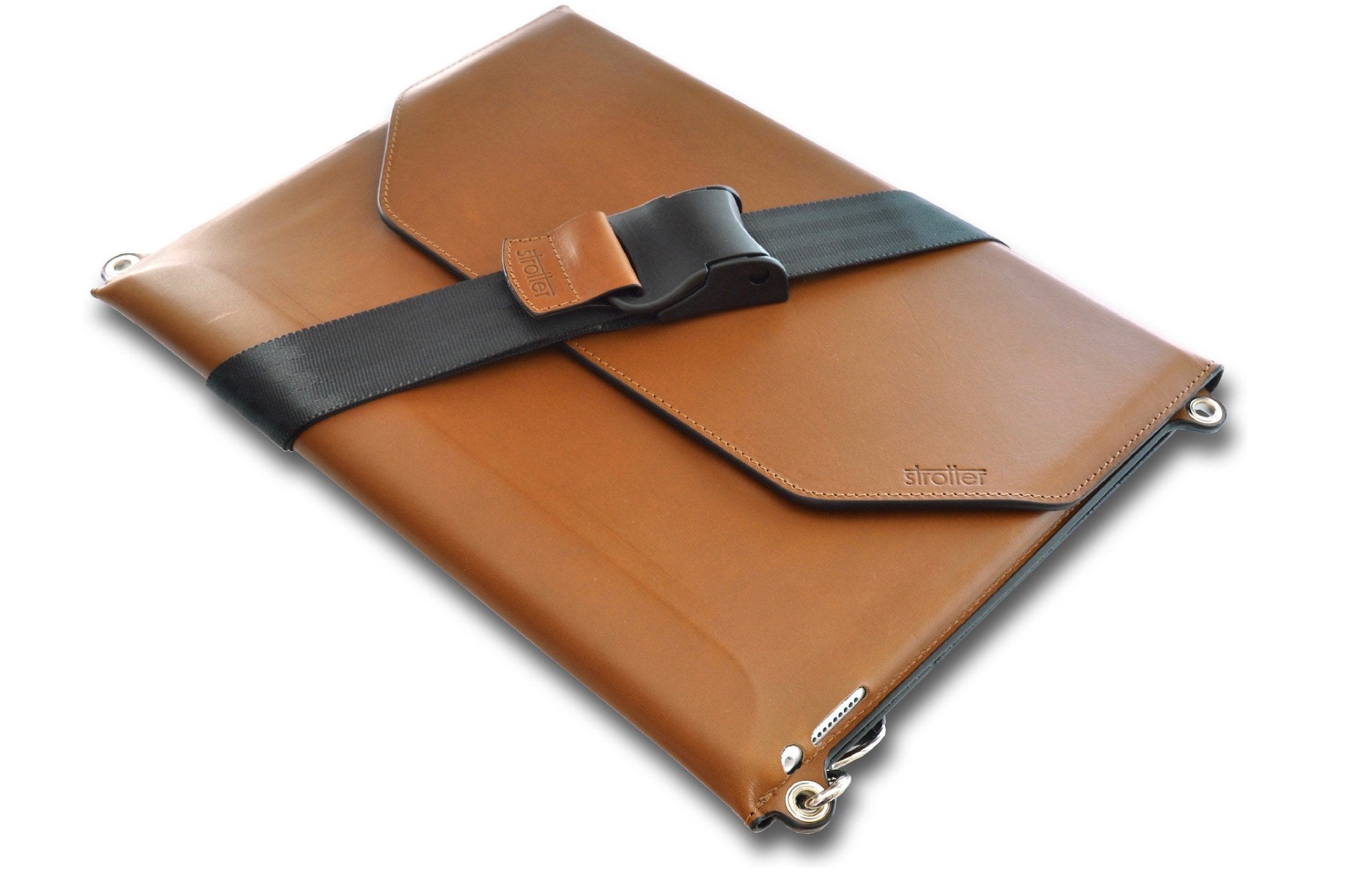 Leather case with shoulder strap for ipad pro 12 9 strotter