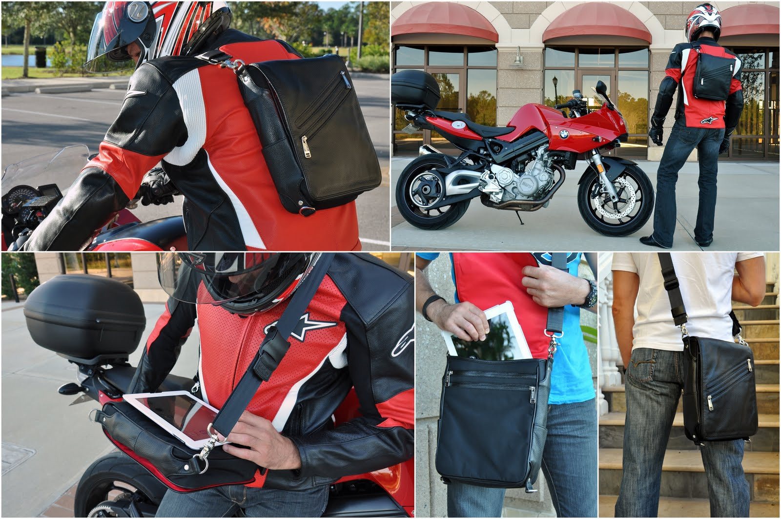 PLATFORMA the iPad messenger bag  in real life situations.